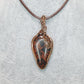 Mahogany Obsidian in Oxidised Copper Handmade Wire-Wrap Pendant